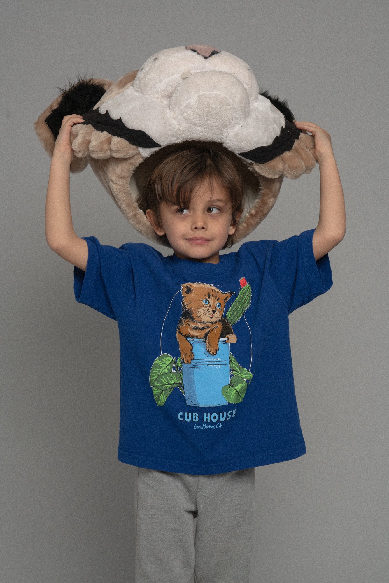 Lil Cubs Bucket Cat Tee Royal