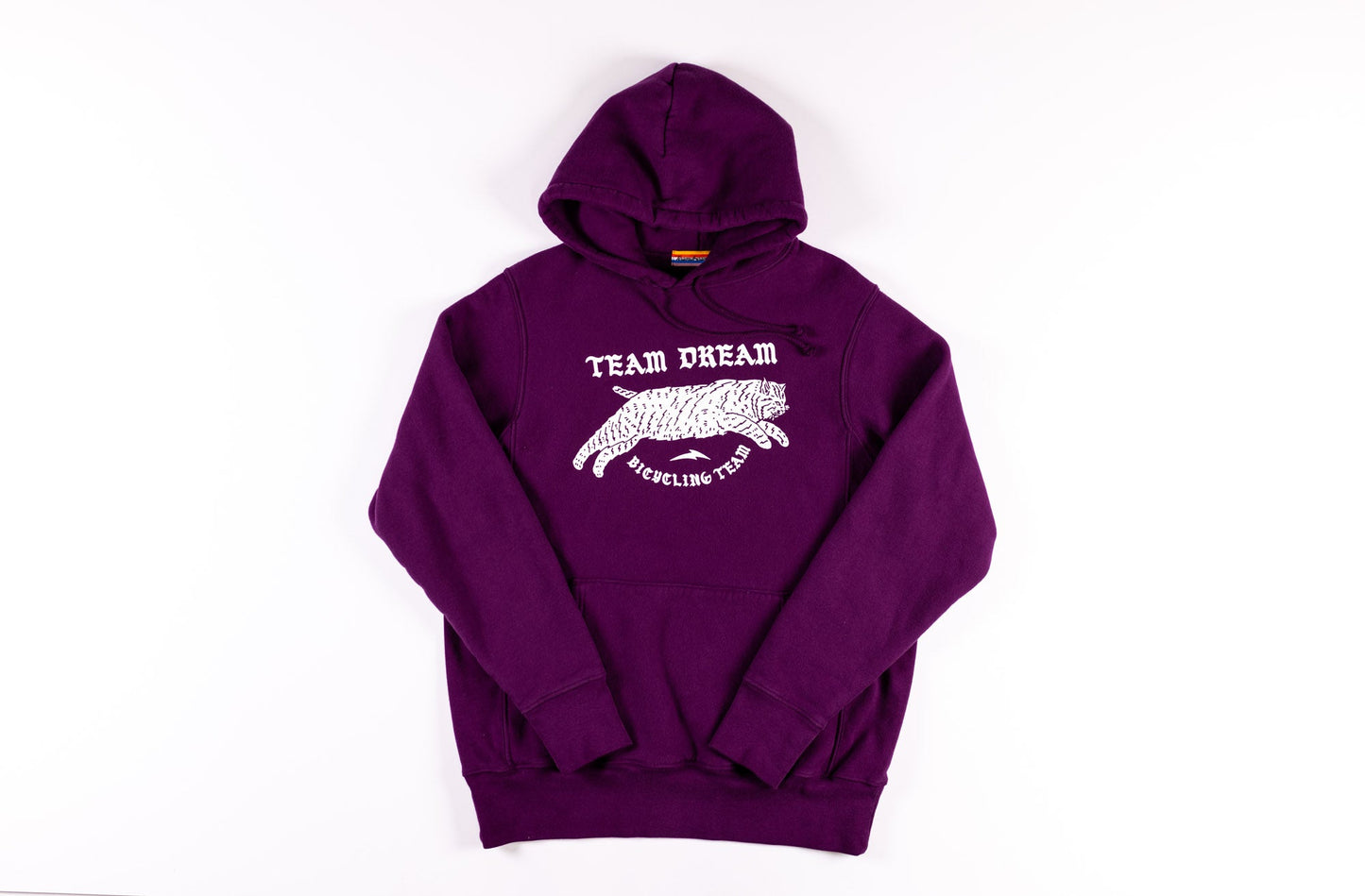 Old English Heavyweight Hoodie Purple