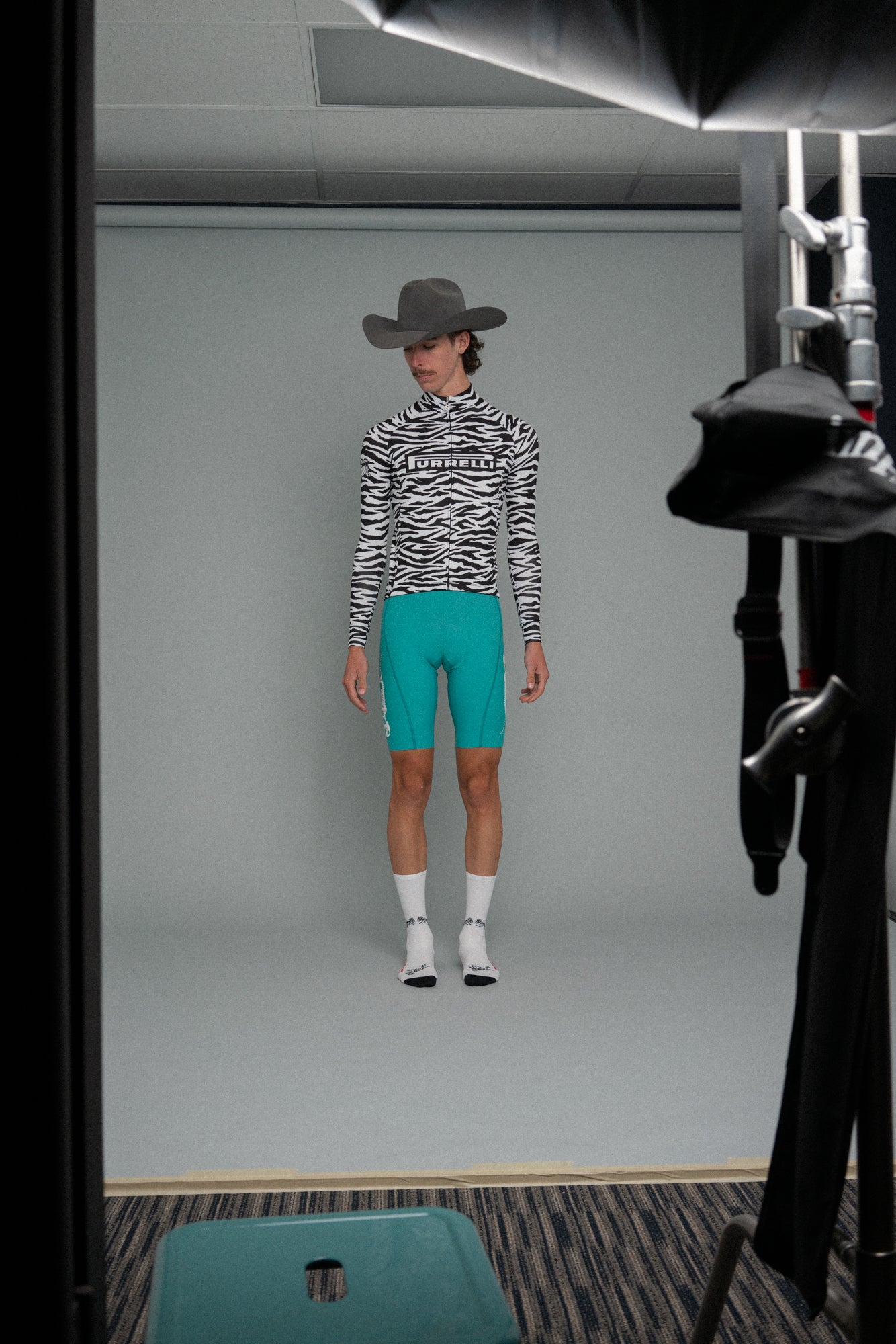 White Tiger Fleece Long Sleeve Jersey