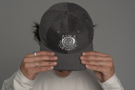 Cub House Swirl Corduroy Cap Grey