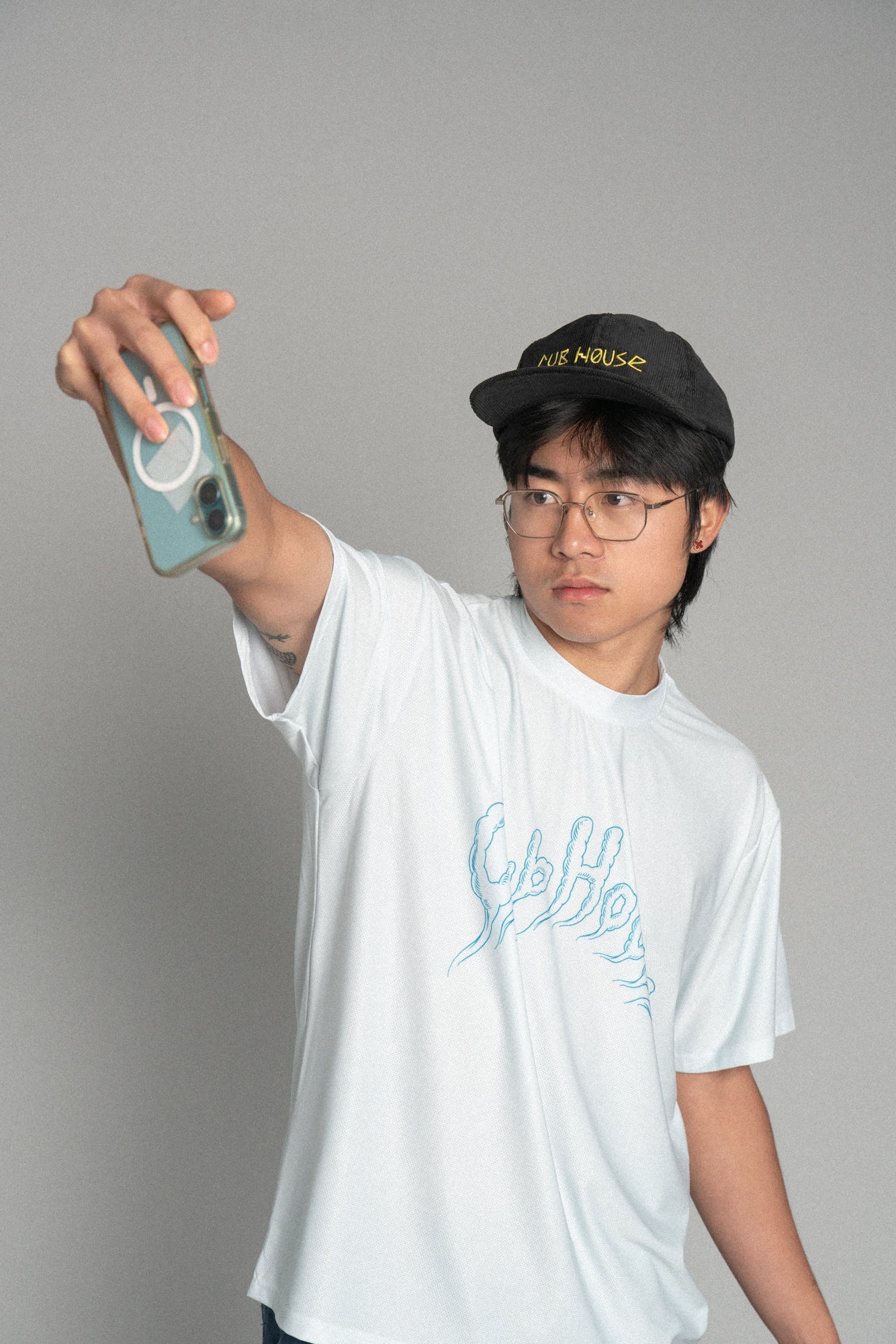 Thicc and Dirty Tech Tee Blue