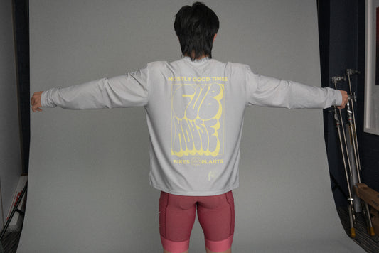 Mostly Good Times LS Tech Tee Grey