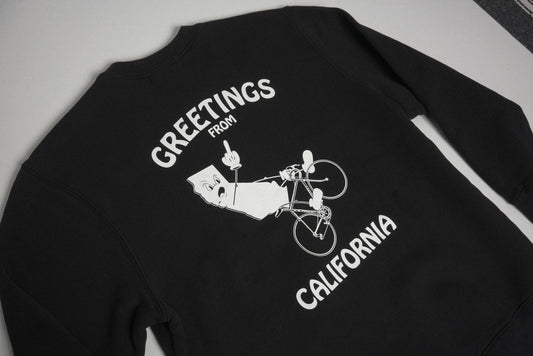 Greetings from California Crewneck Black