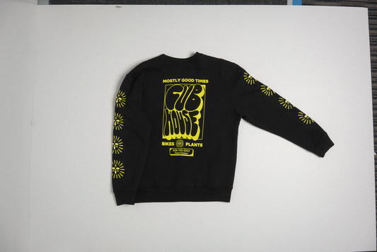 Mostly Good Times Crewneck Black