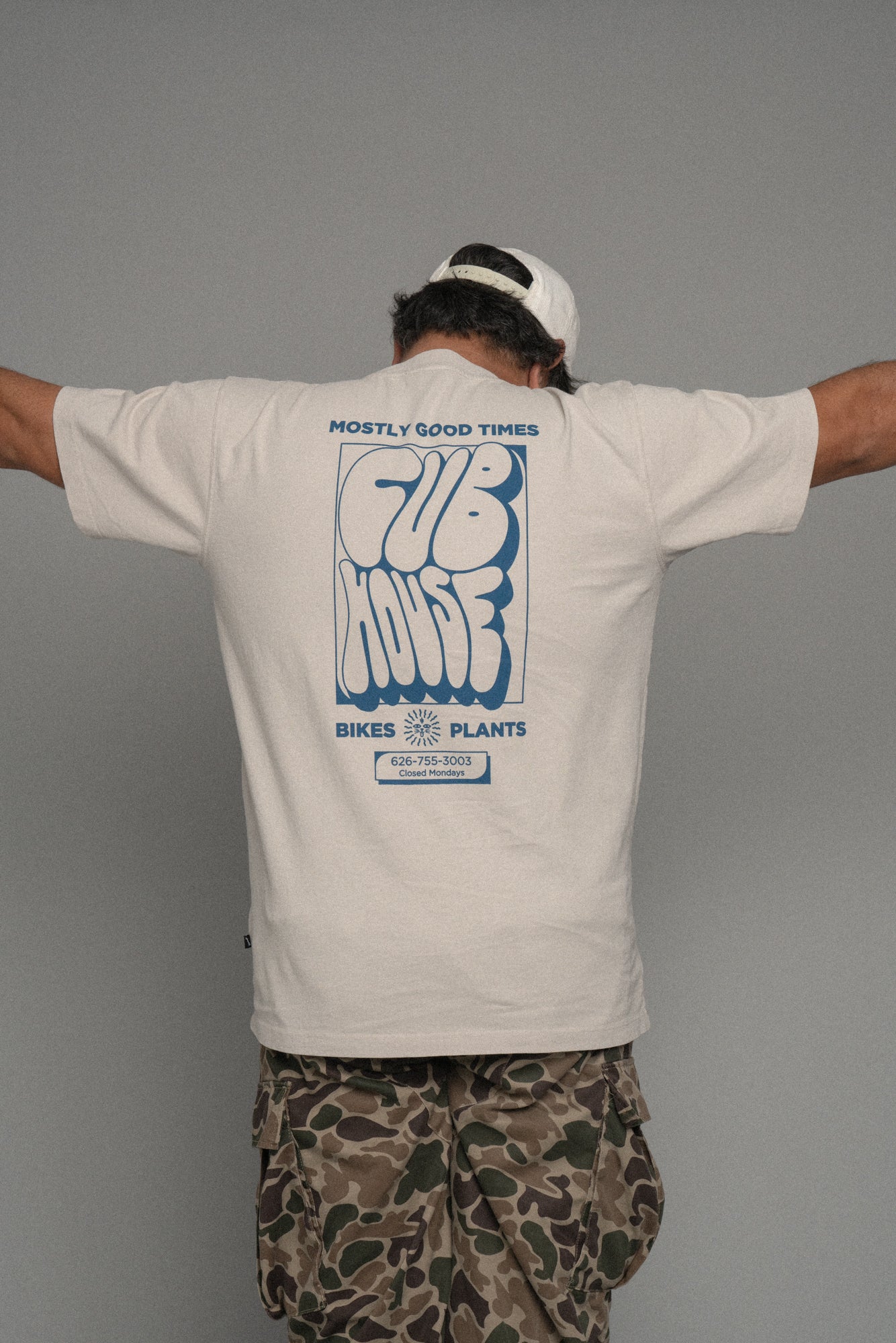 Mostly Good Times Tee Grey