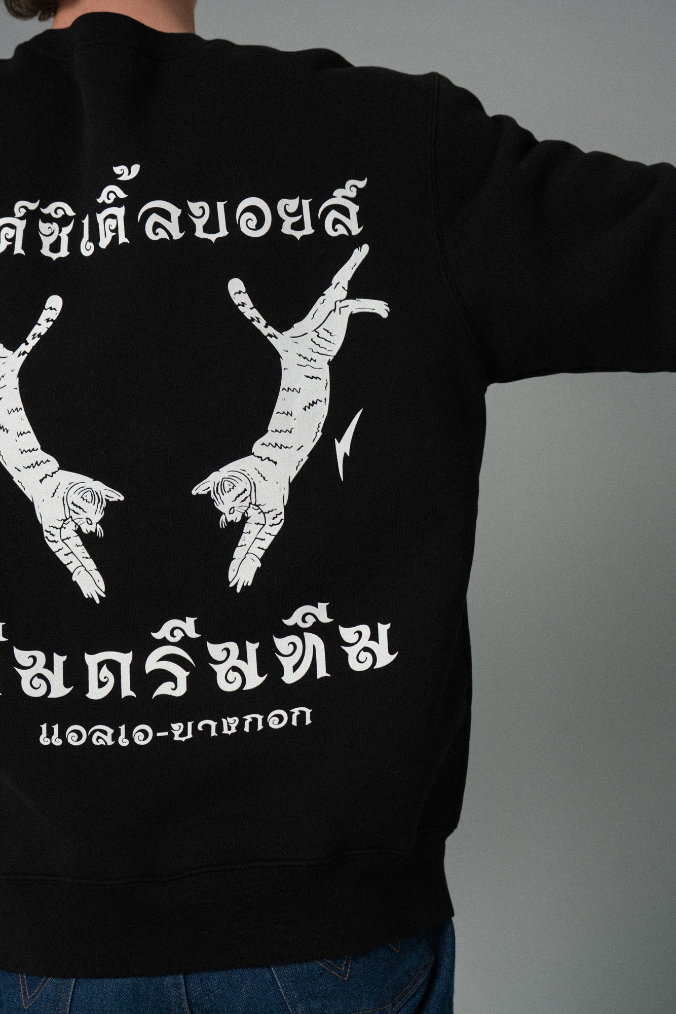 BB x TD Thai Crewneck Black