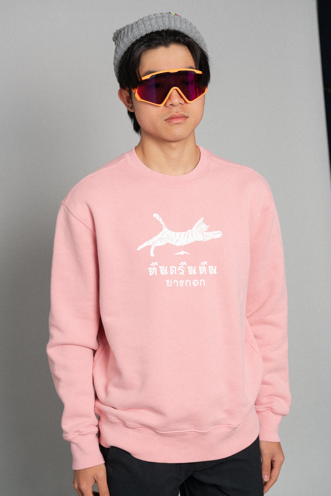 BB x TD Thai Crewneck Dusty Pink