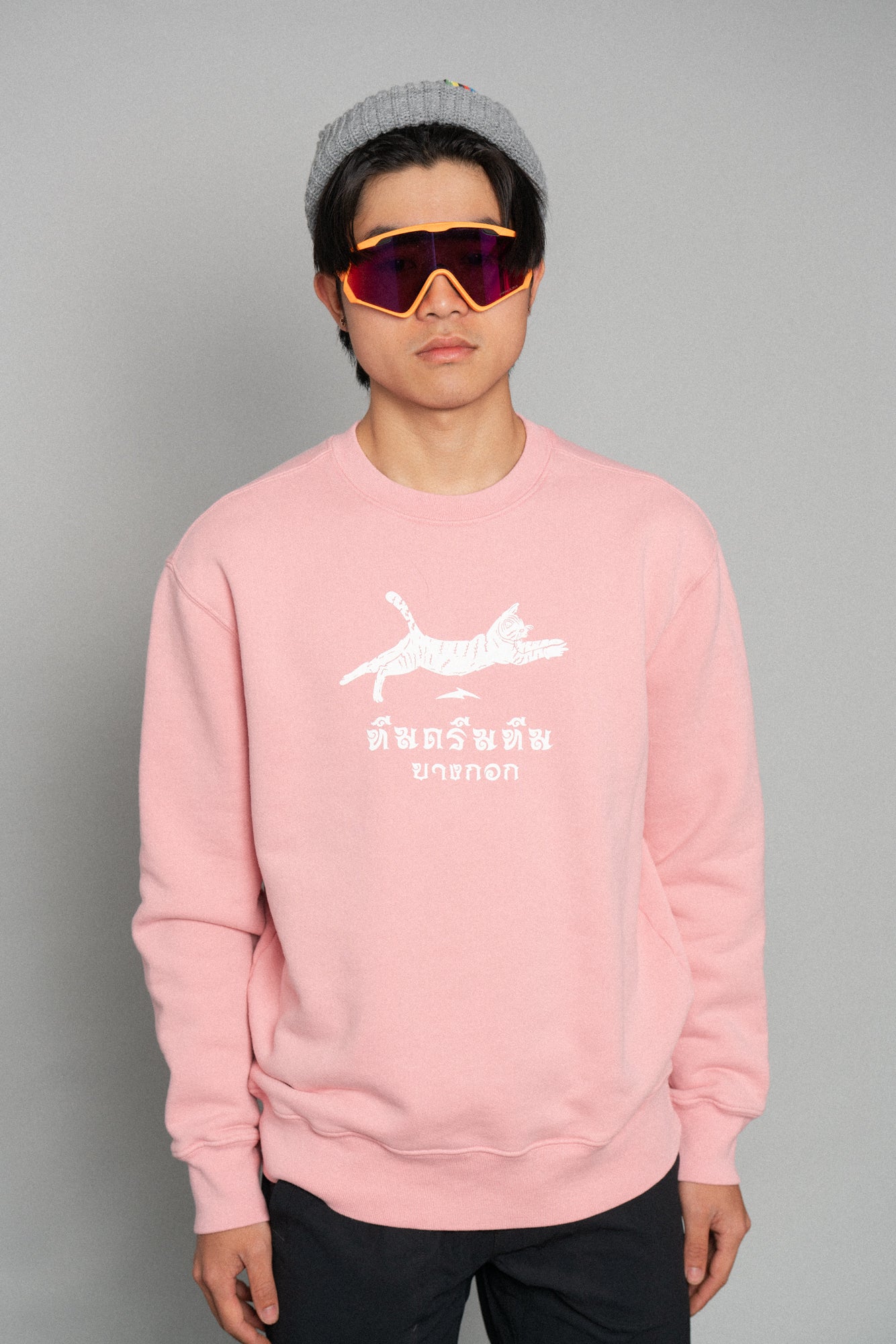 BB x TD Thai Crewneck Dusty Pink