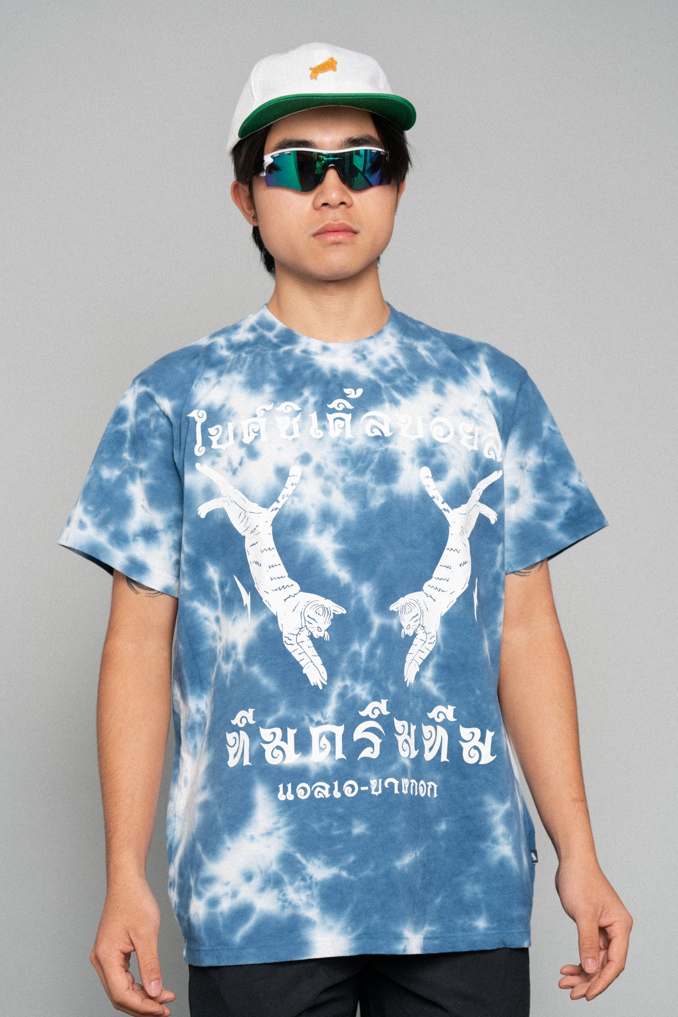 Classic Fit BB x TD Thai Tee Indigo Tie Dye