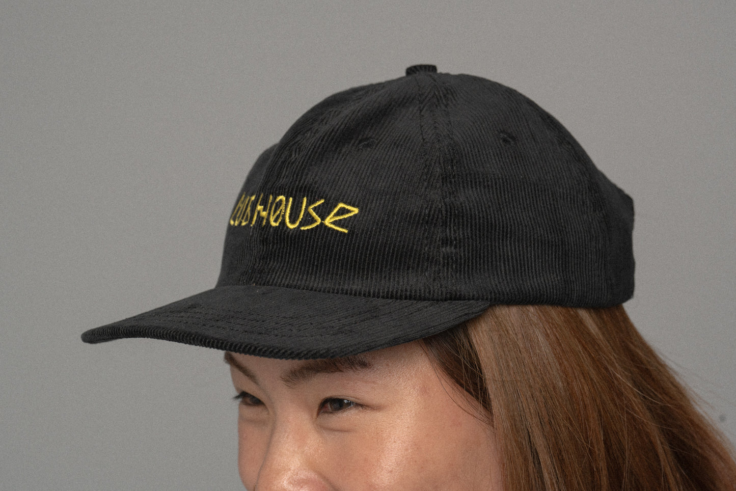 Cub House Corduroy Cap Black/Yellow