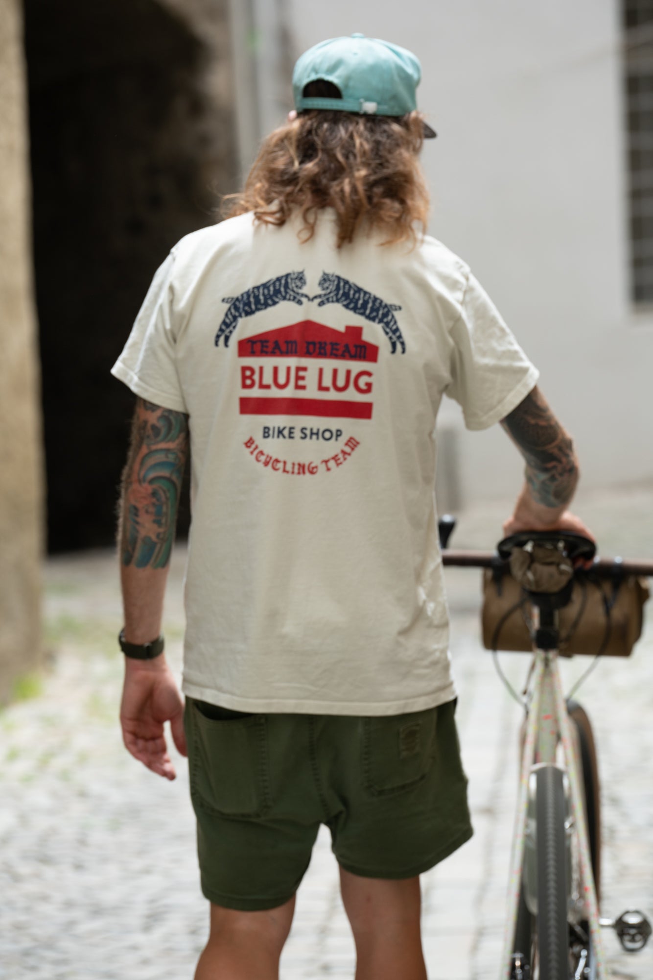 Blue Lug x TD Shop Tee Natural