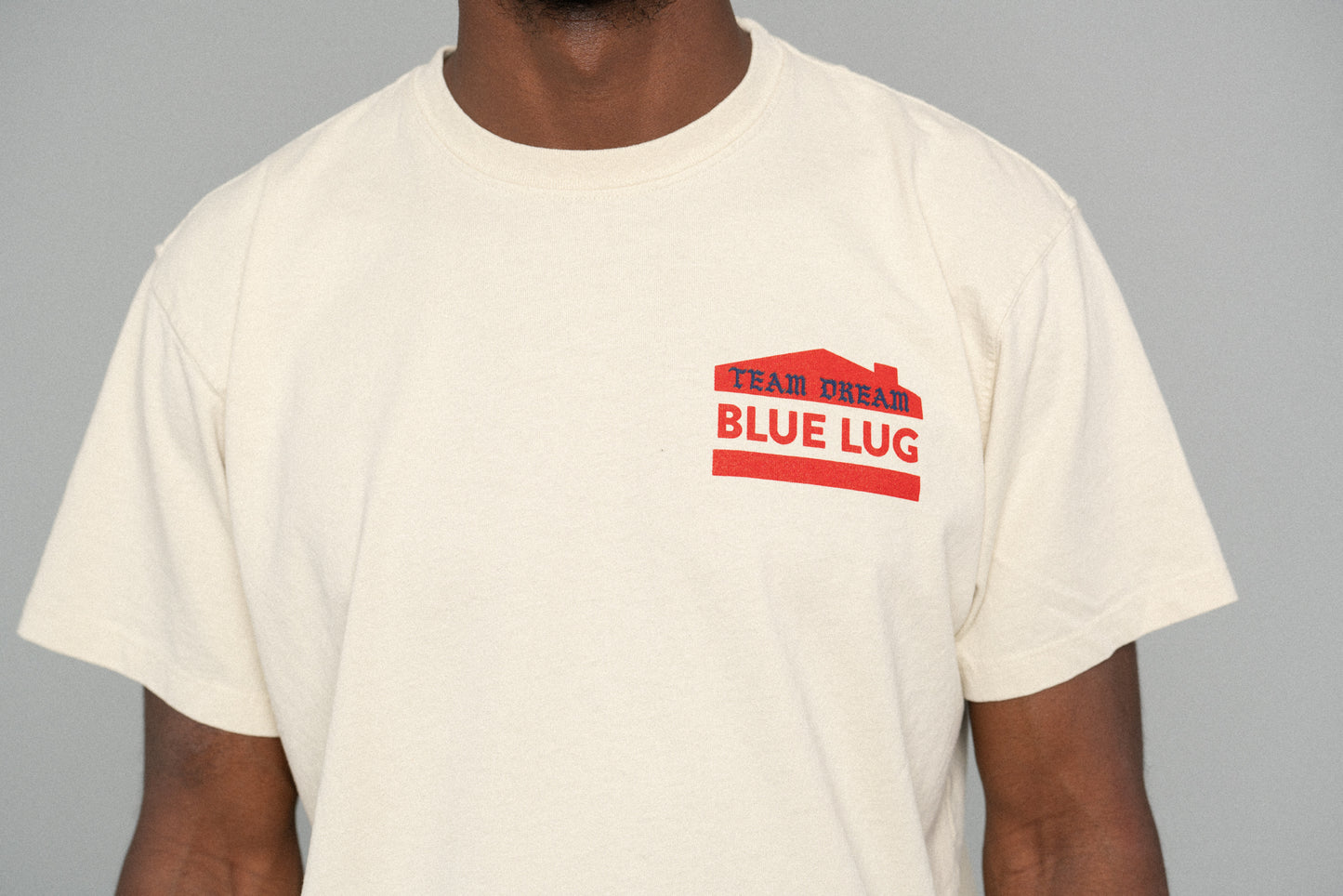 Blue Lug x TD Shop Tee Natural