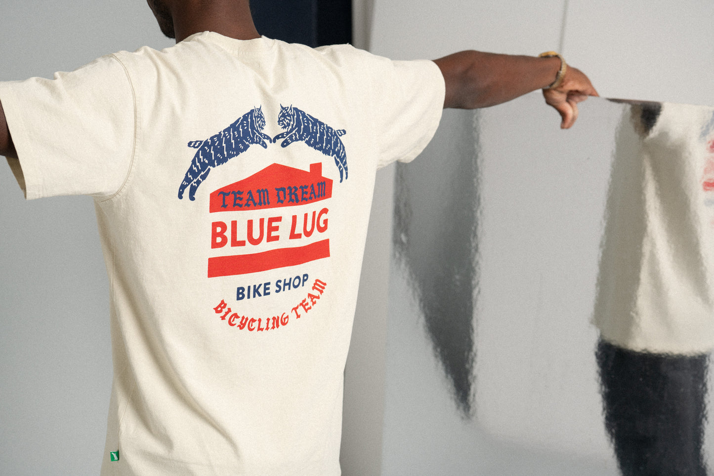 Blue Lug x TD Shop Tee Natural