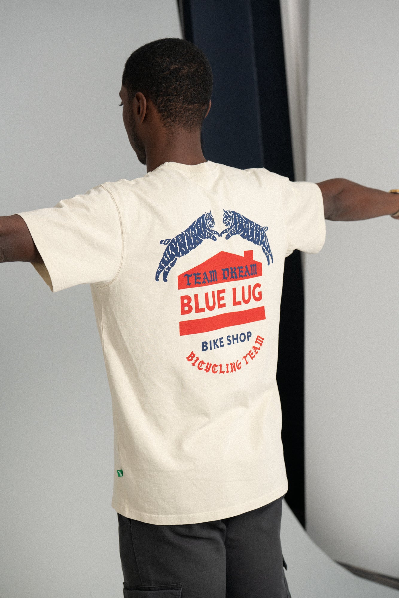 Blue Lug x TD Shop Tee Natural