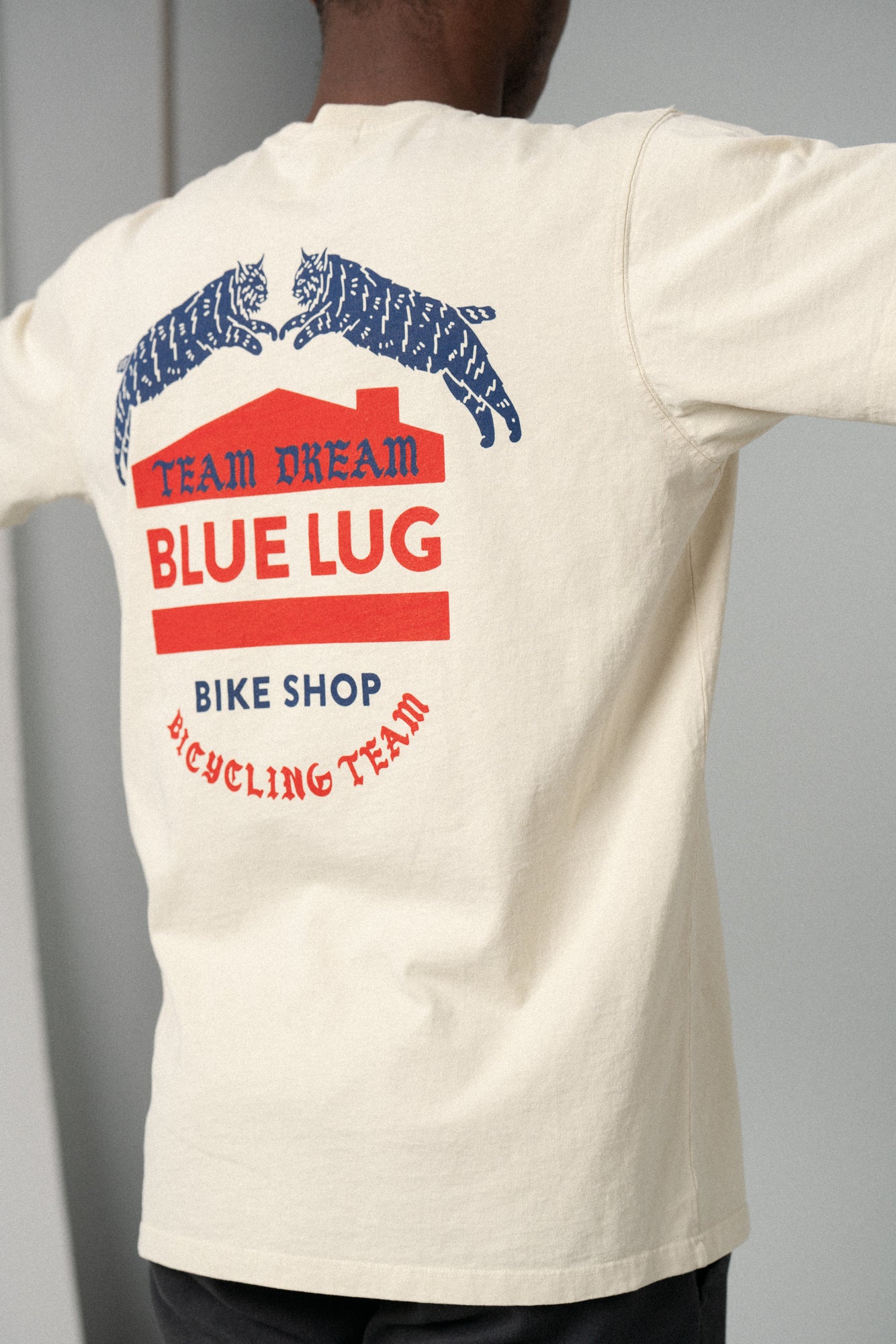 Blue Lug x TD Shop Tee Natural