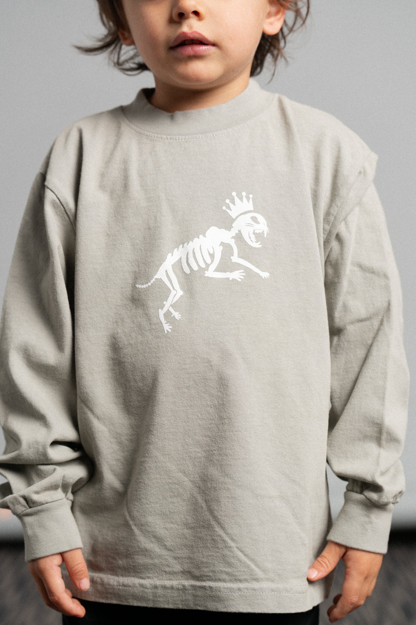 Lil Cubs Boney LS Tee Sage