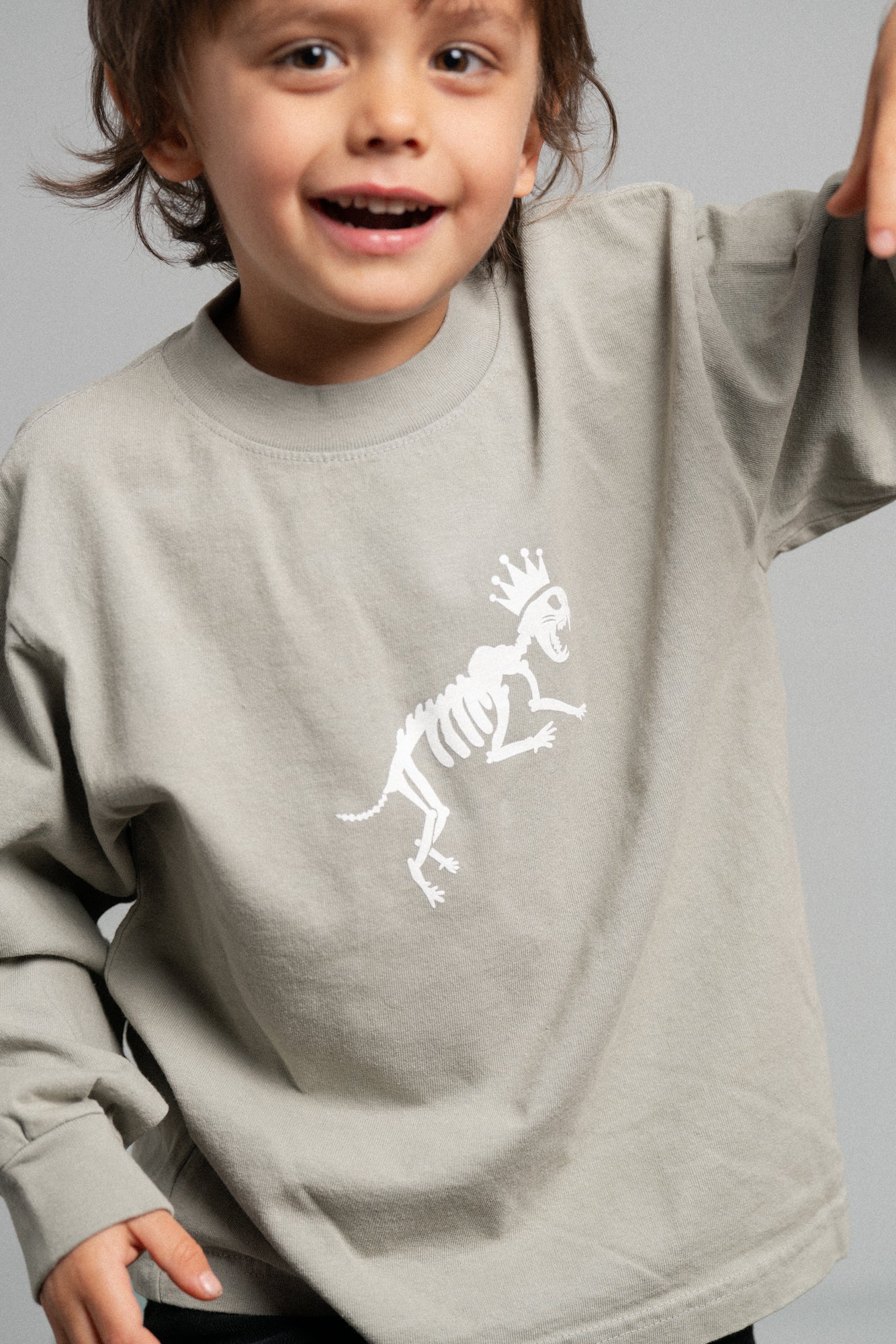 Lil Cubs Boney LS Tee Sage