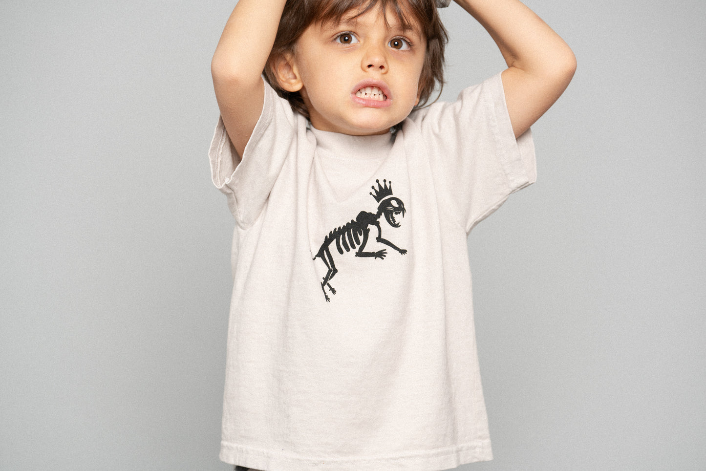 Lil Cubs Boney Tee Light Grey