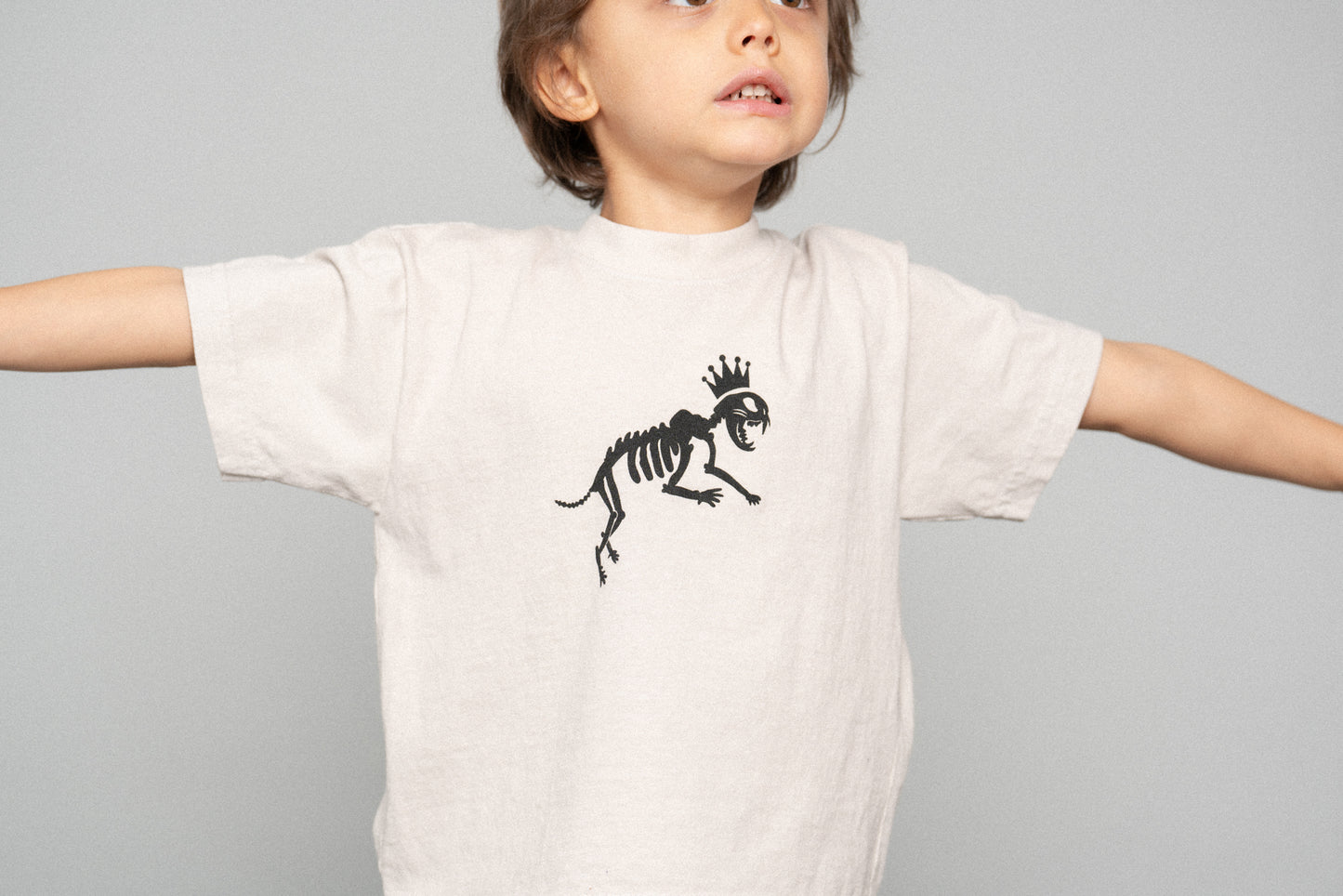 Lil Cubs Boney Tee Light Grey