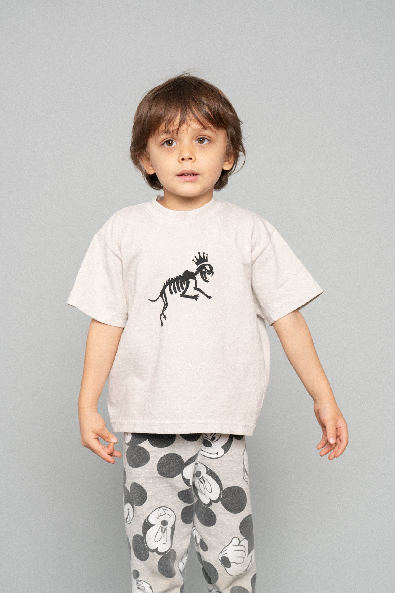 Lil Cubs Boney Tee Light Grey