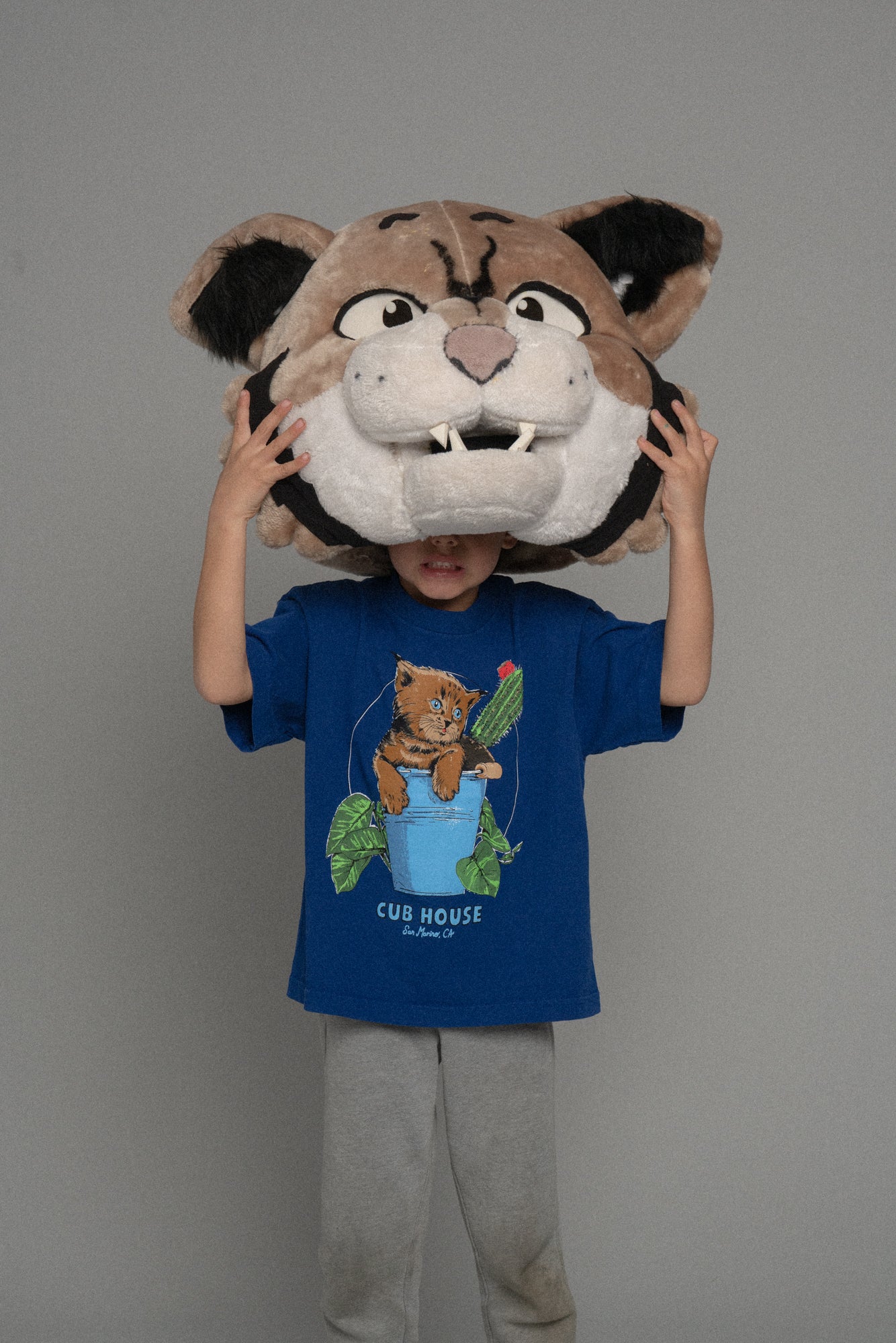 Lil Cubs Bucket Cat Tee Royal
