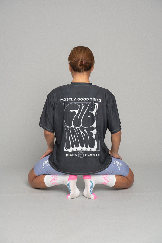 Mostly Good Times Tech Tee Black