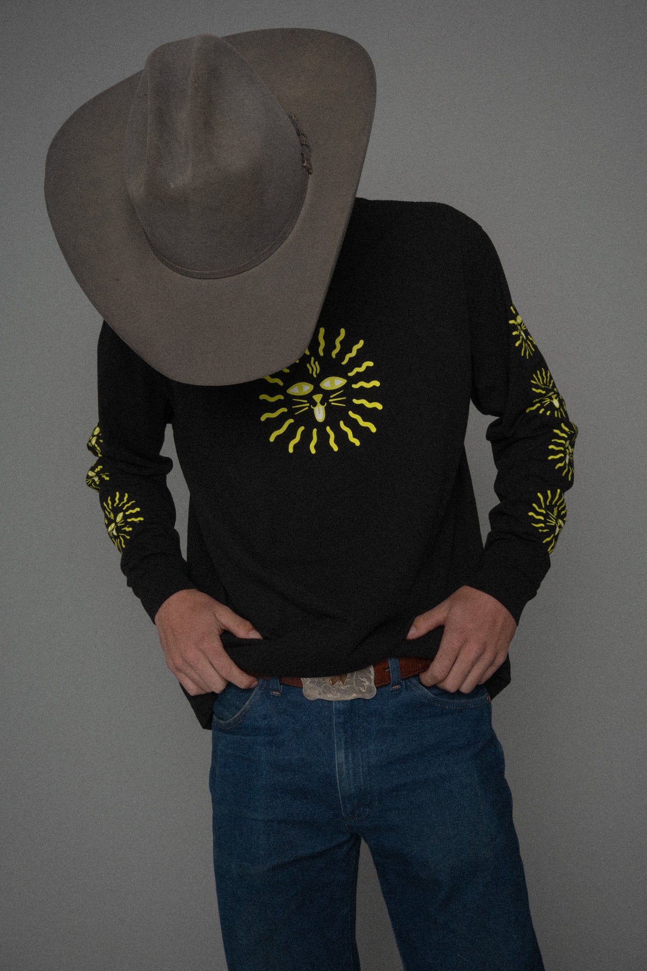 Mostly Good Times LS Tee Black