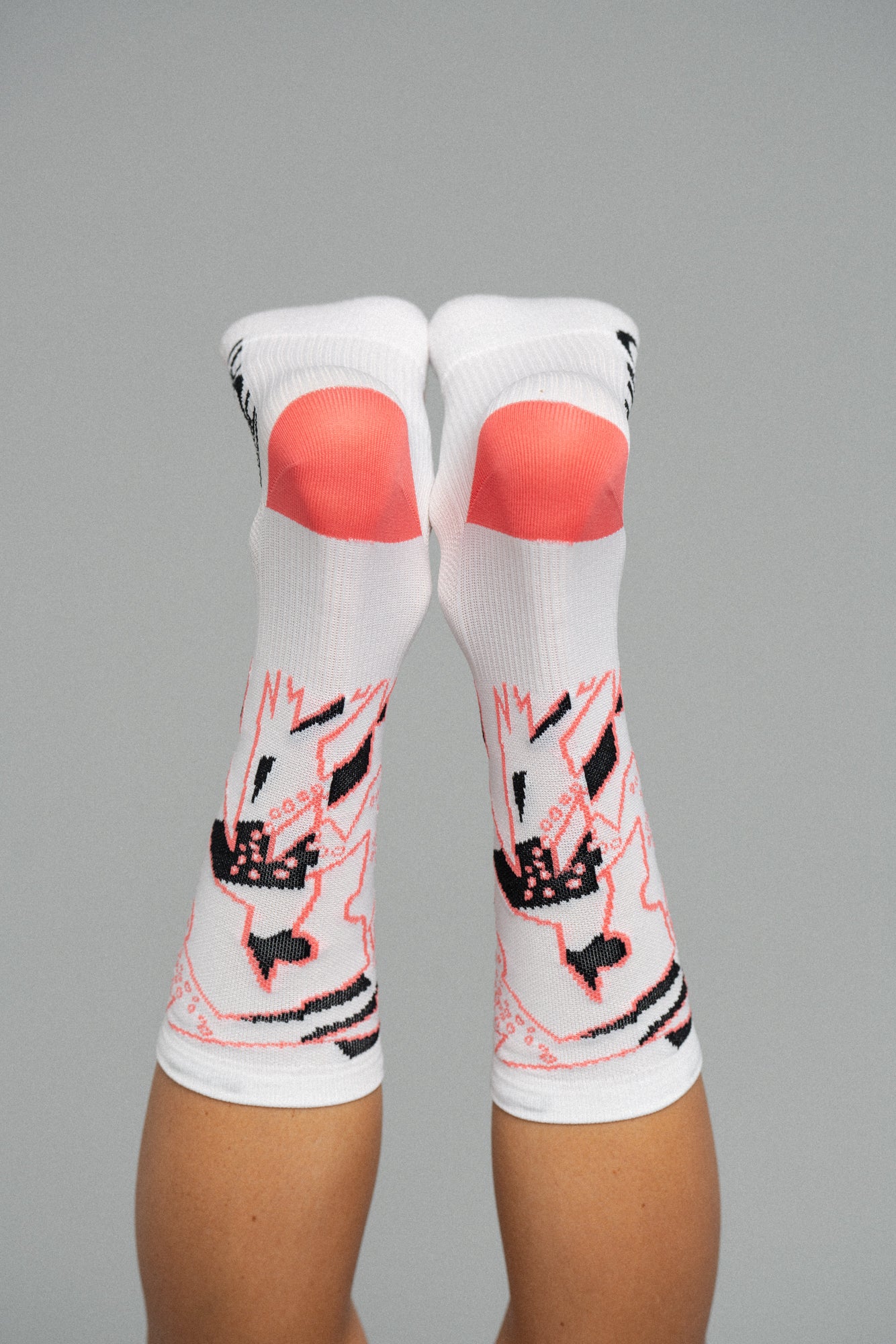 Razzle Dazzle Socks Coral/Black