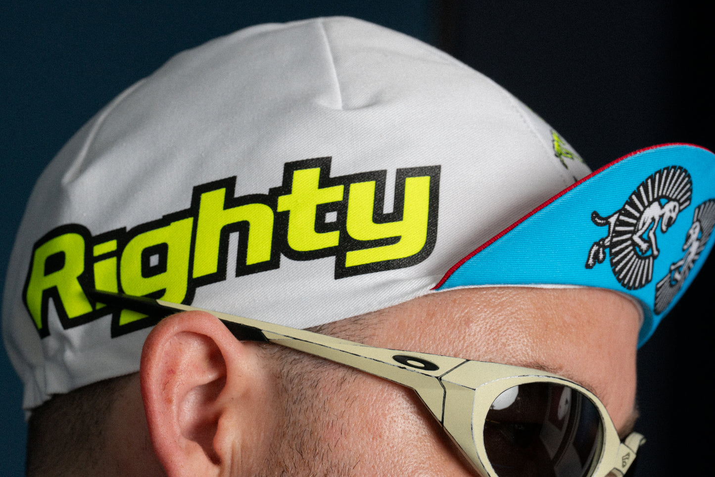 Righty Lefty Three Panel Cycling Cap