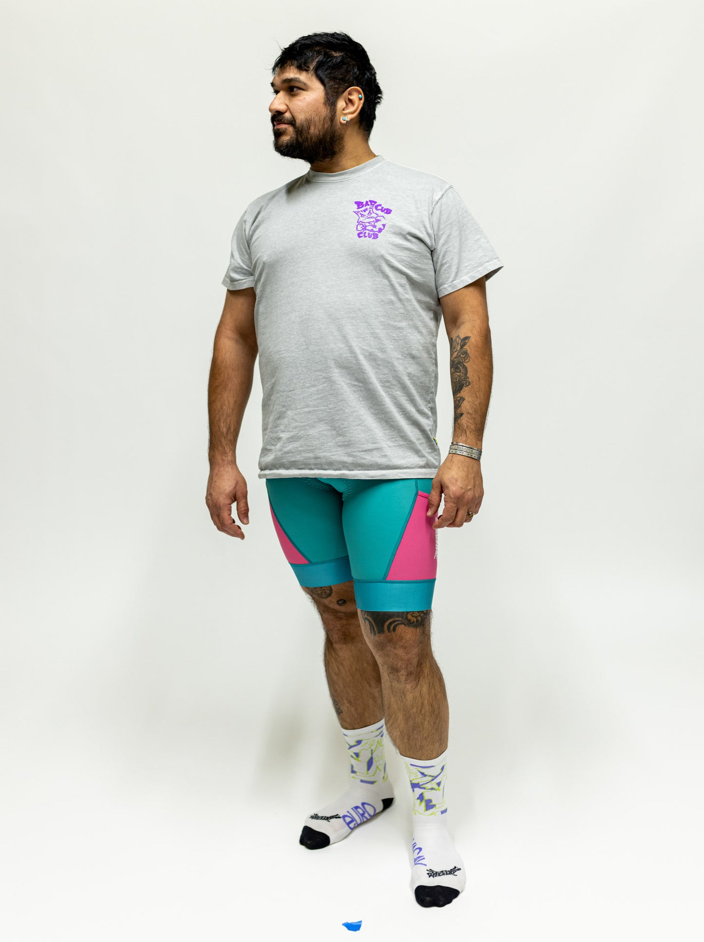 Men's über Pro CARGO Bib Teal/Magenta