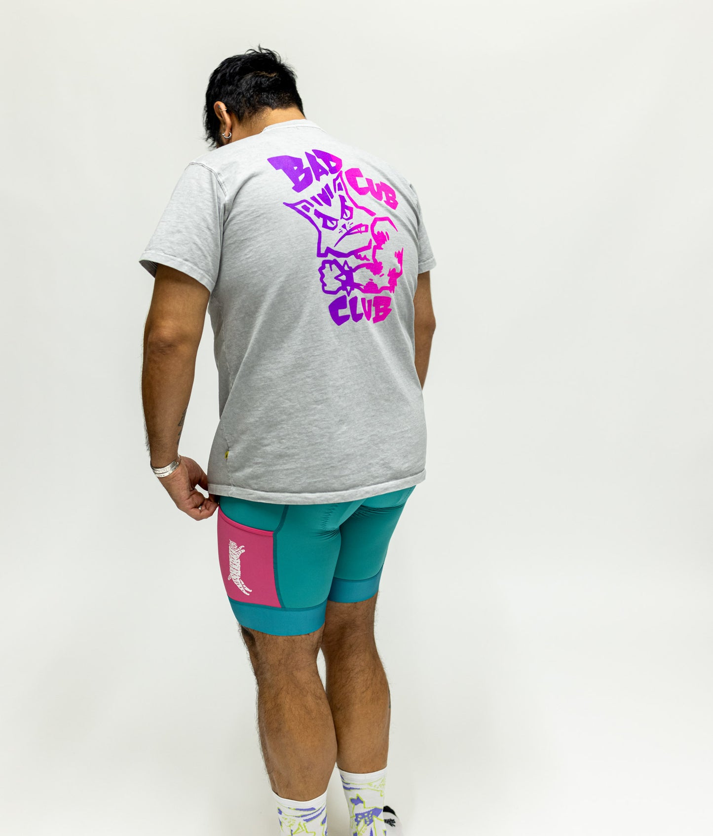 Men's über Pro CARGO Bib Teal/Magenta