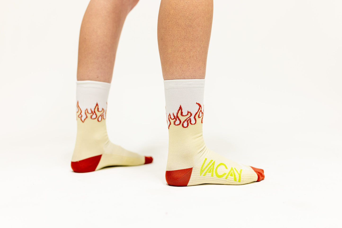 Flame Socks Lemon Meringue