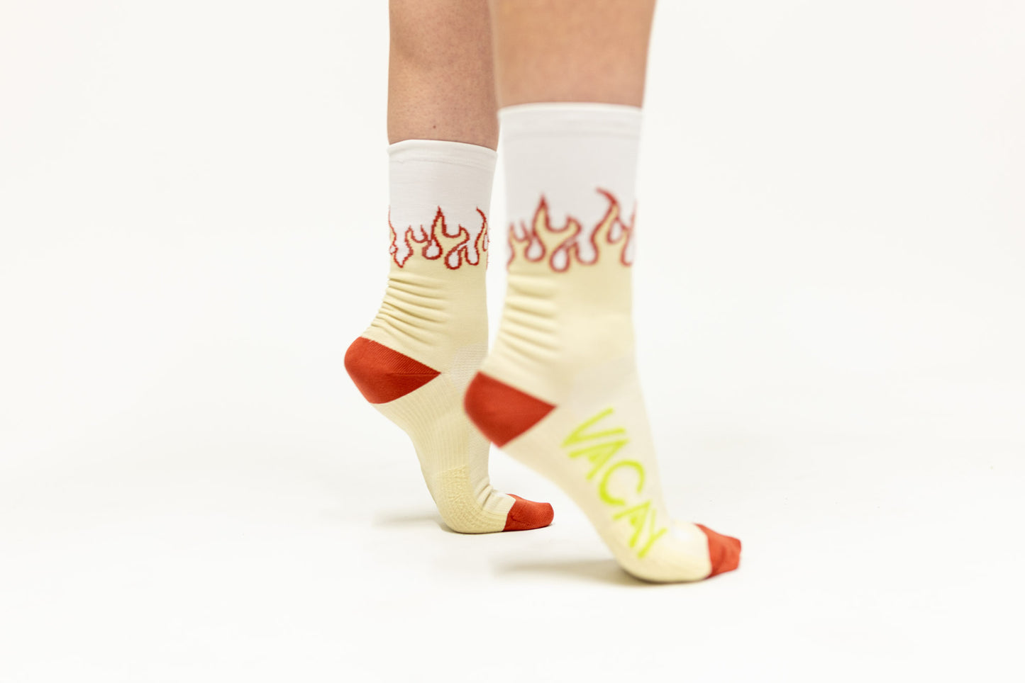 Flame Socks Lemon Meringue