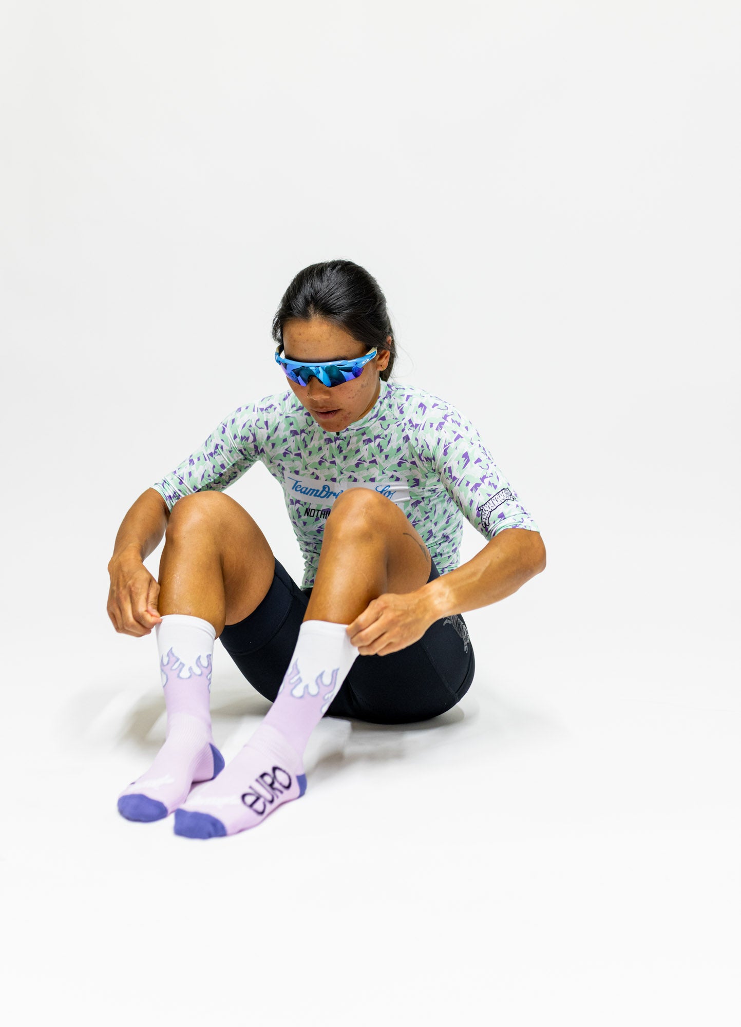 Flame Socks Purple