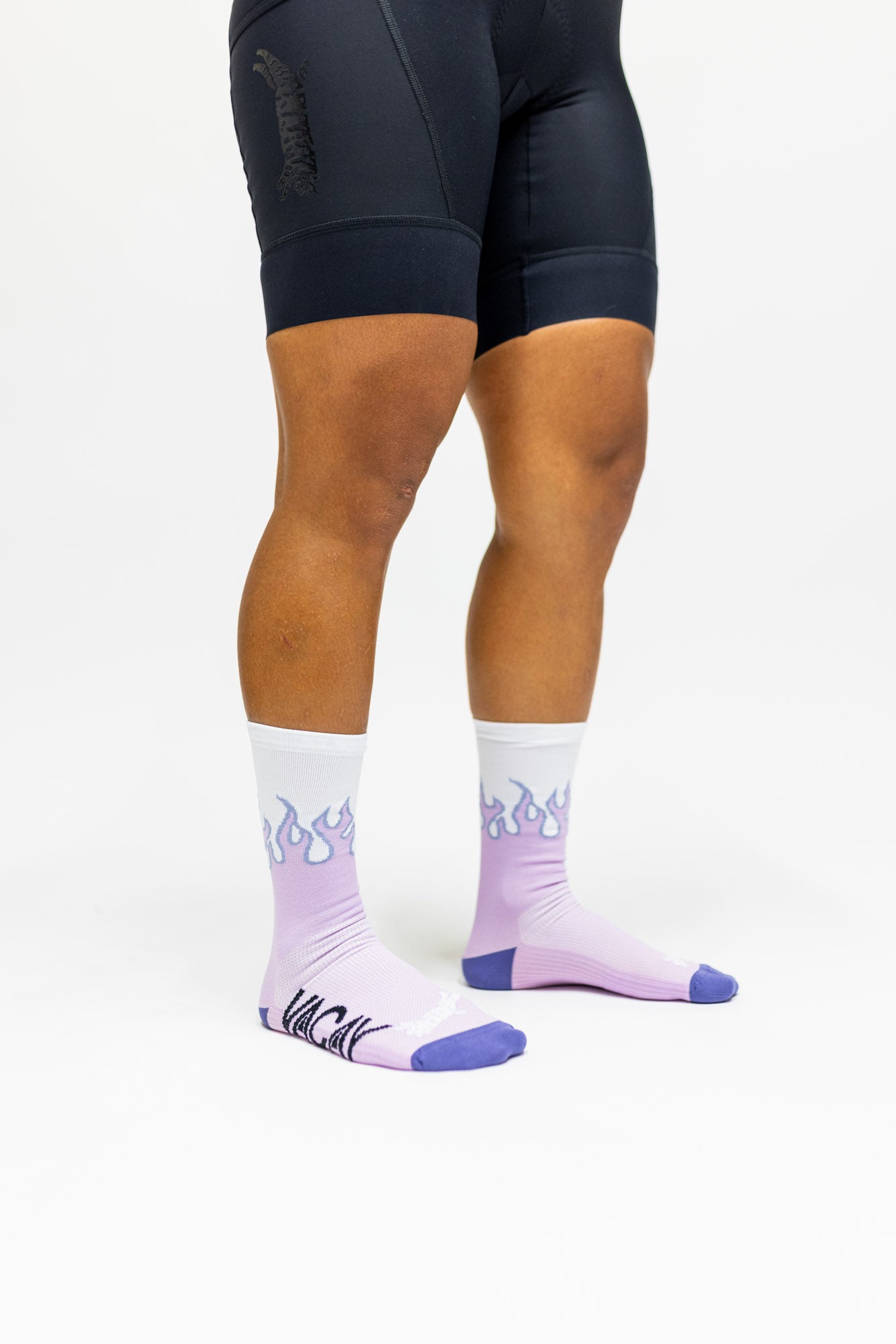 Flame Socks Purple