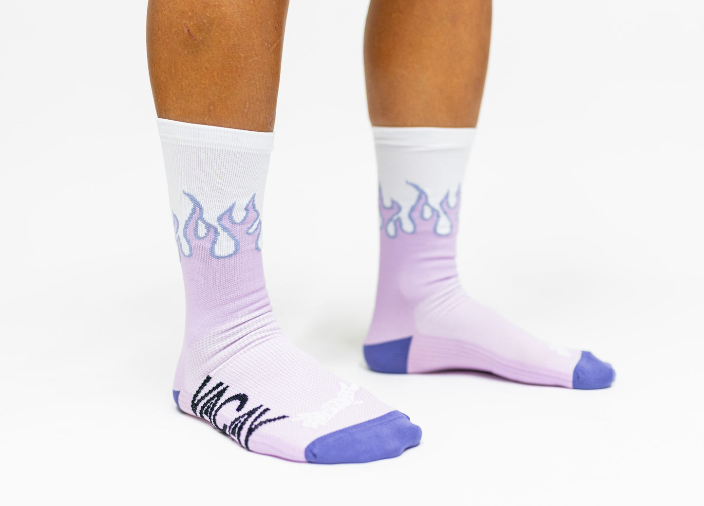 Flame Socks Purple