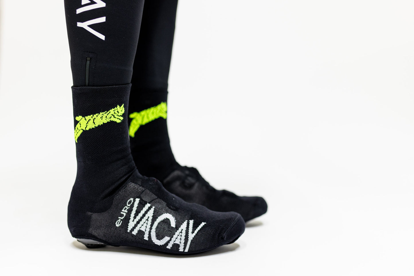 euroVACAY Shoe Cover Black/Hi-Vis Yellow