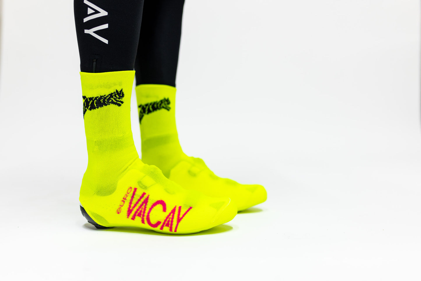 euroVACAY Shoe Cover Hi-Vis Yellow/Black