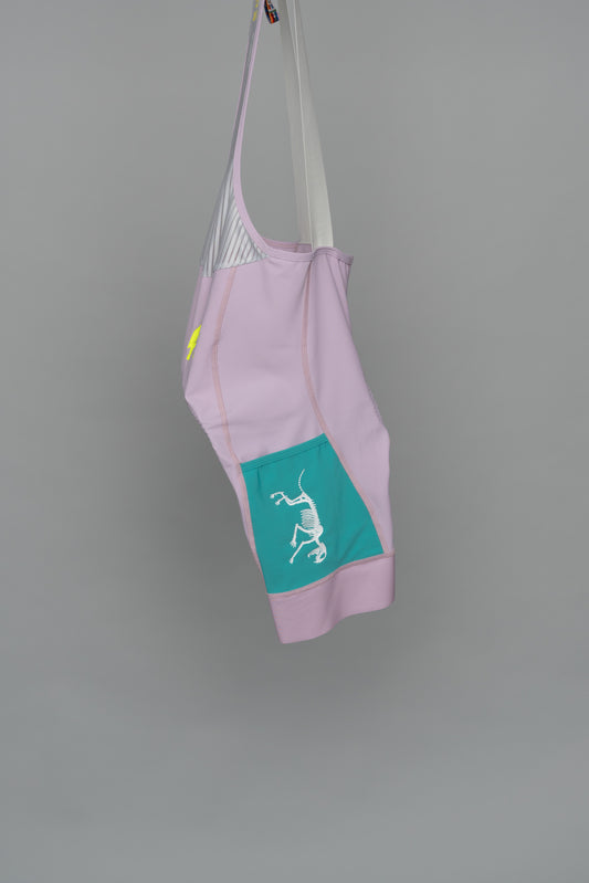 Men's über Pro Boney CARGO Bib Soft Pink/Teal