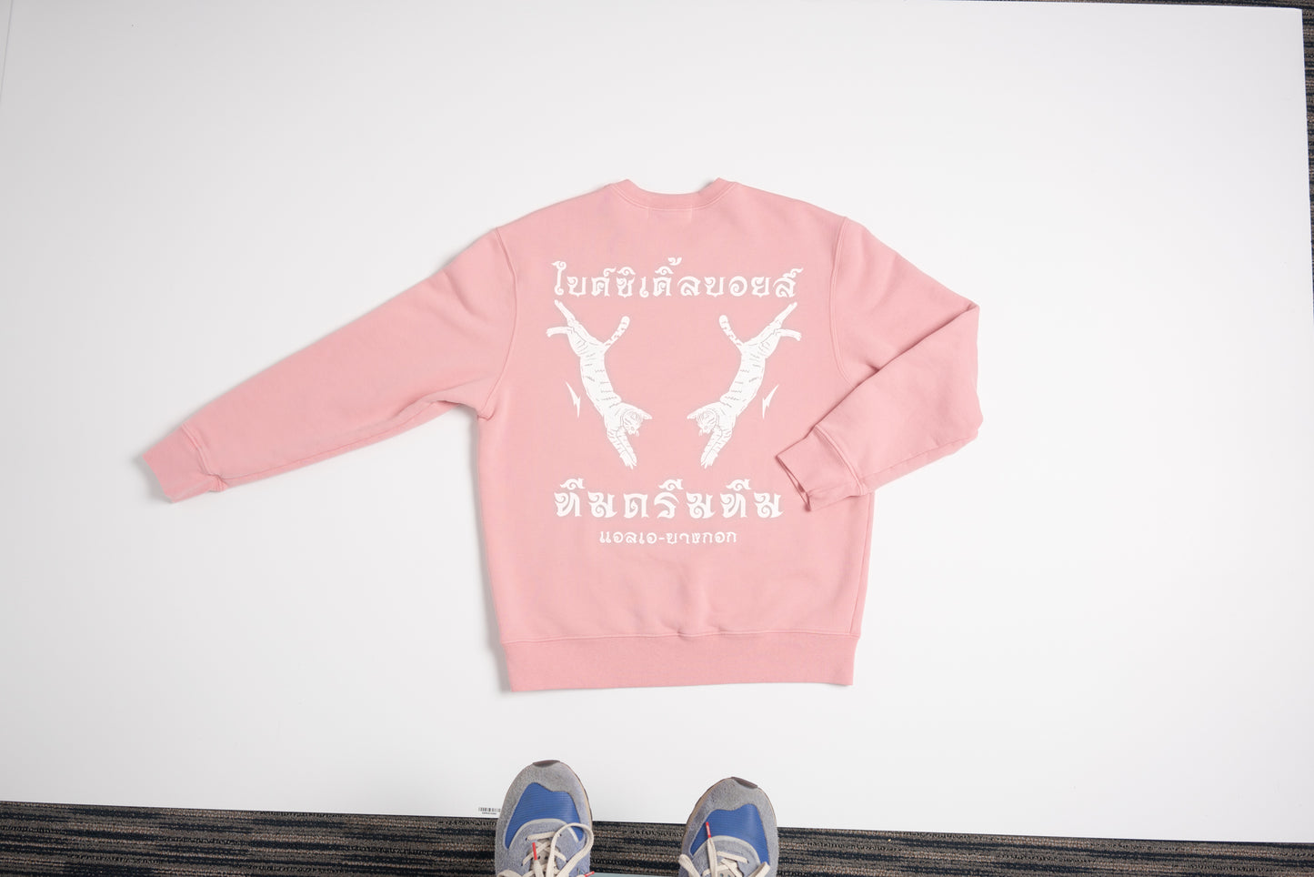 BB x TD Thai Crewneck Dusty Pink