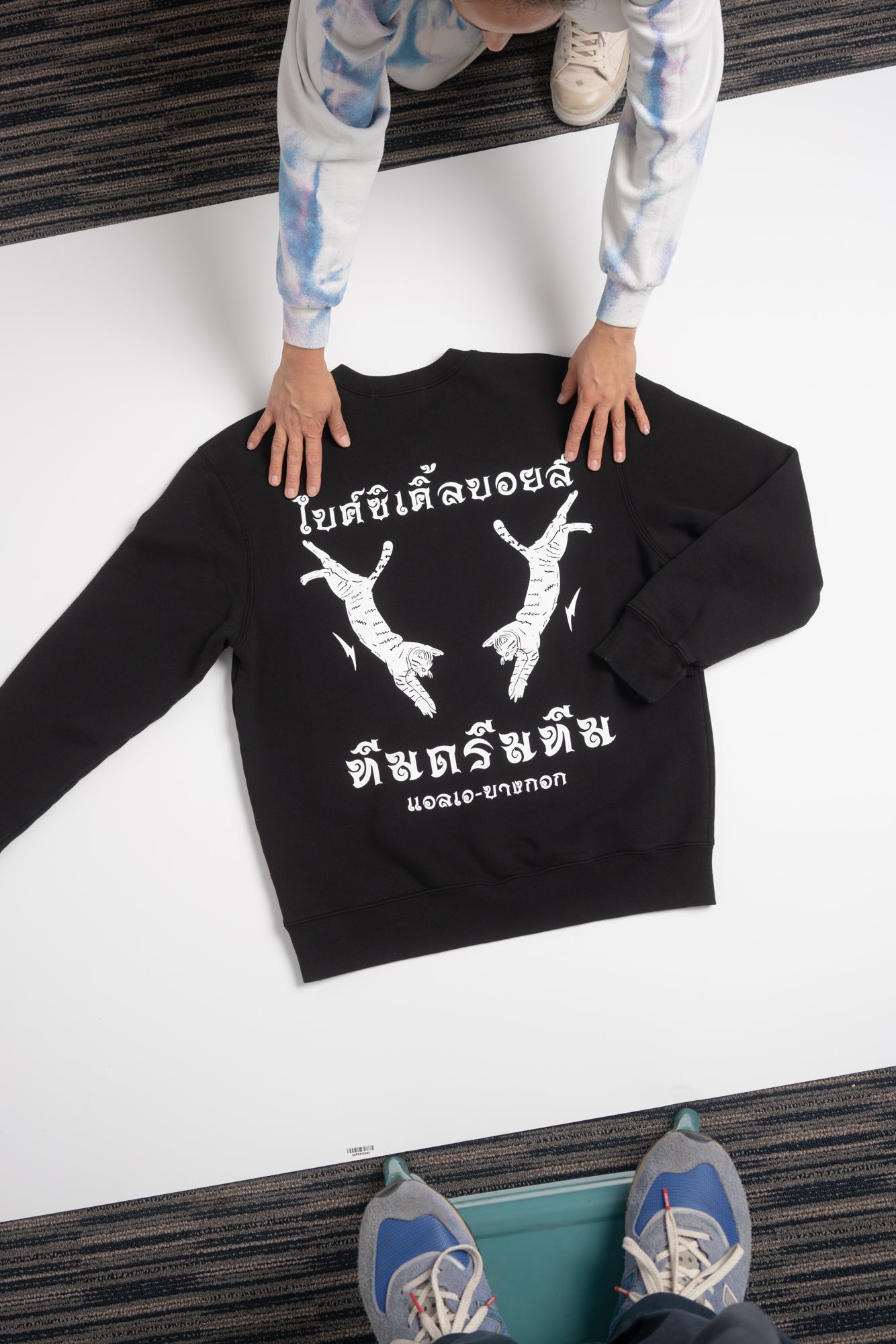 BB x TD Thai Crewneck Black