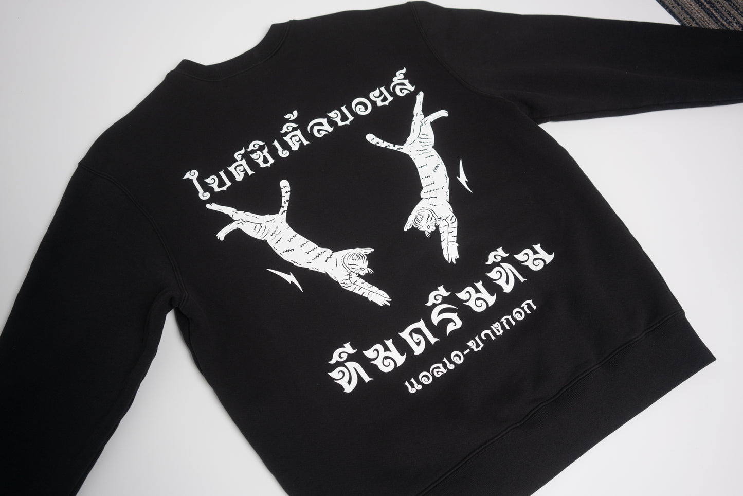 BB x TD Thai Crewneck Black