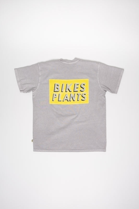 Classic Fit Bikes + Plants Tee Grey