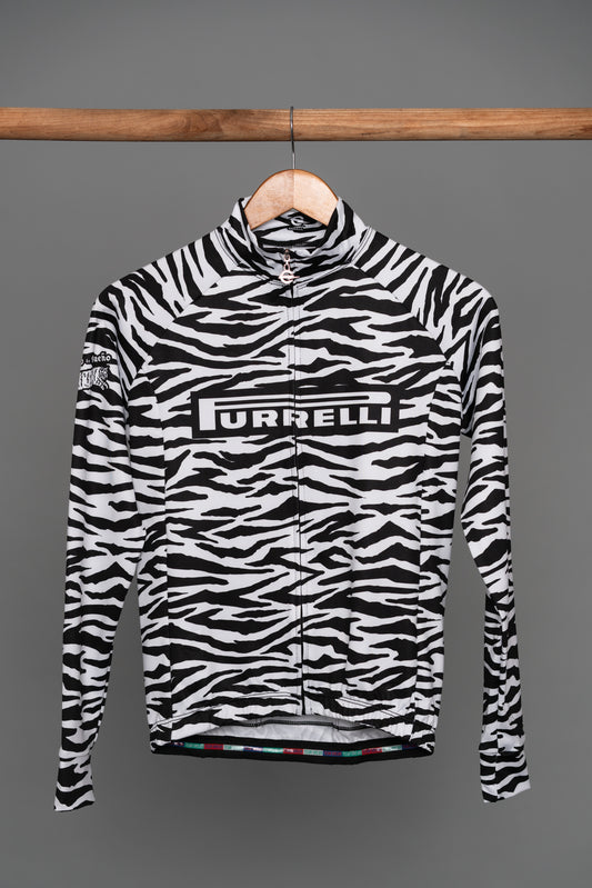 White Tiger Fleece Long Sleeve Jersey