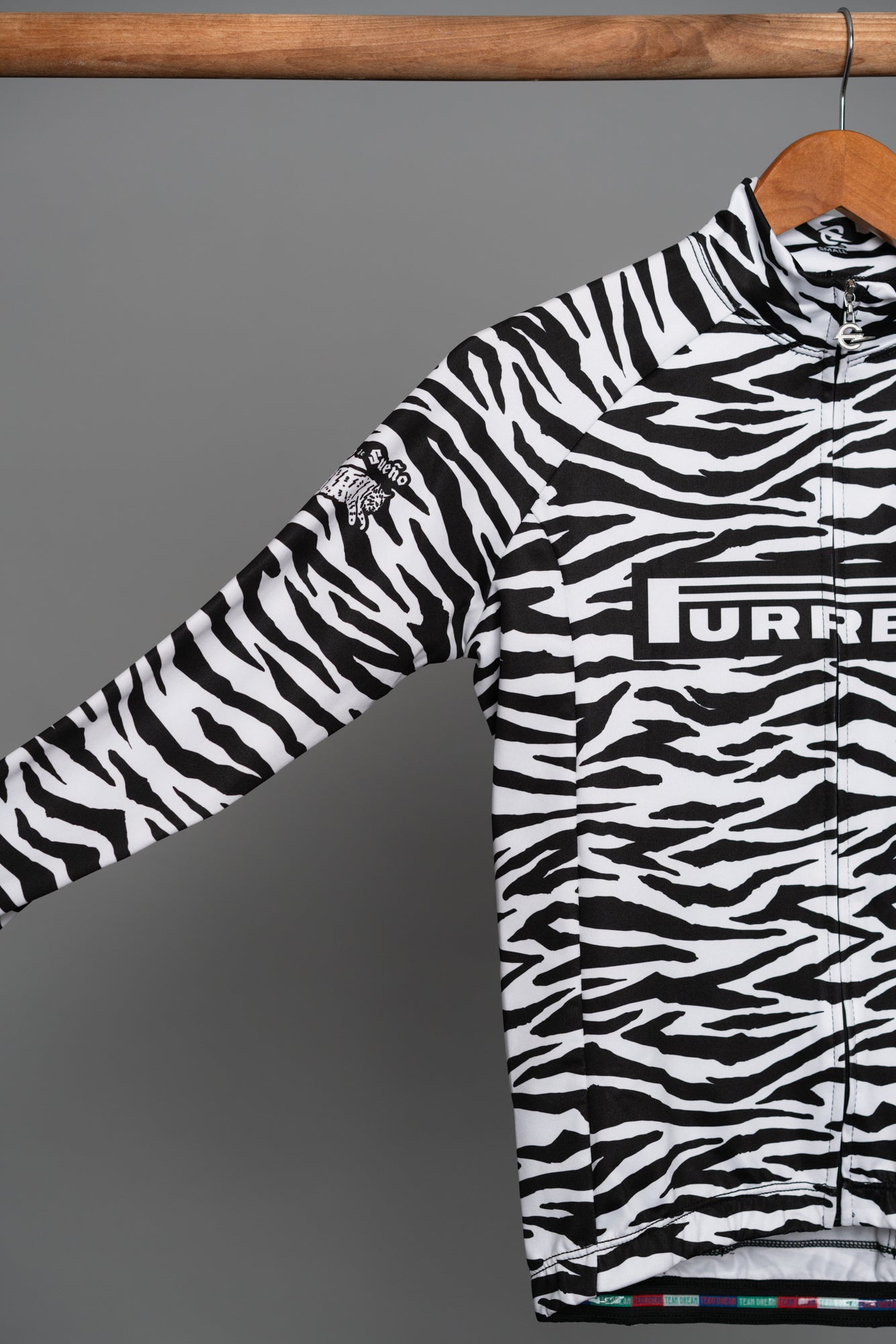 White Tiger Fleece Long Sleeve Jersey