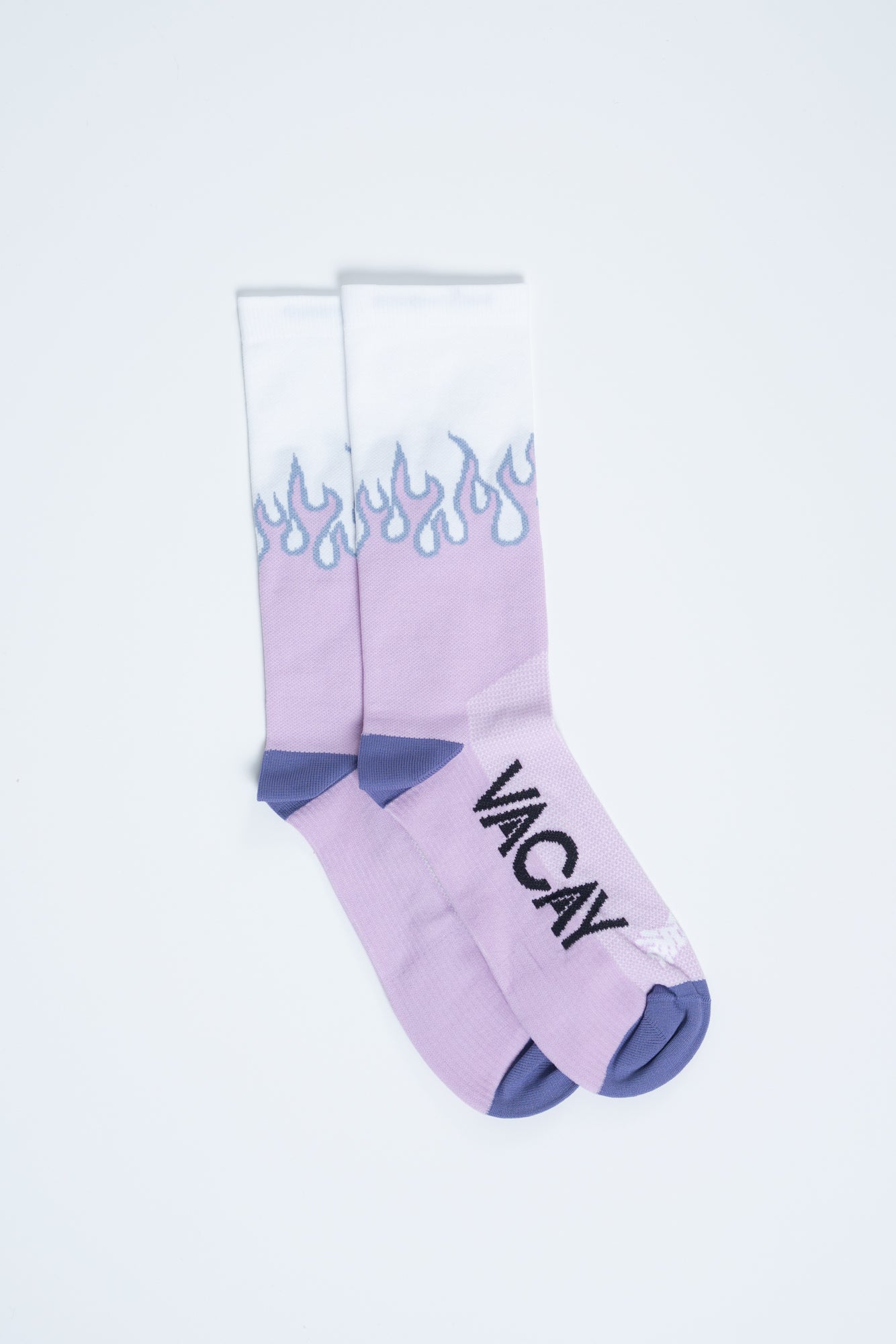 Flame Socks Purple