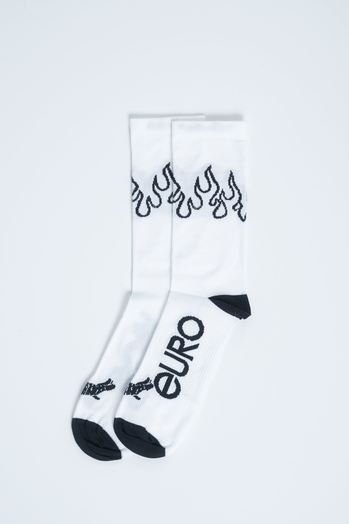 Flame Socks White