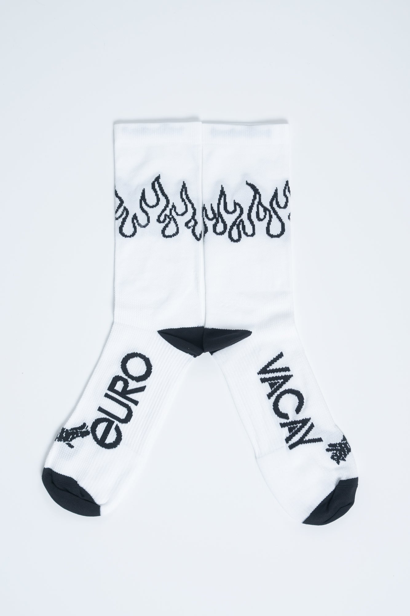 Flame Socks White