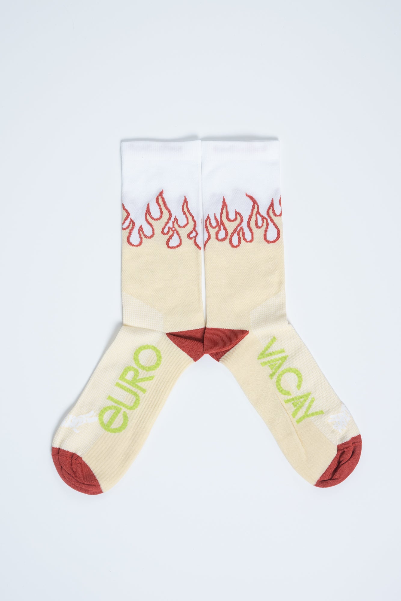 Flame Socks Lemon Meringue