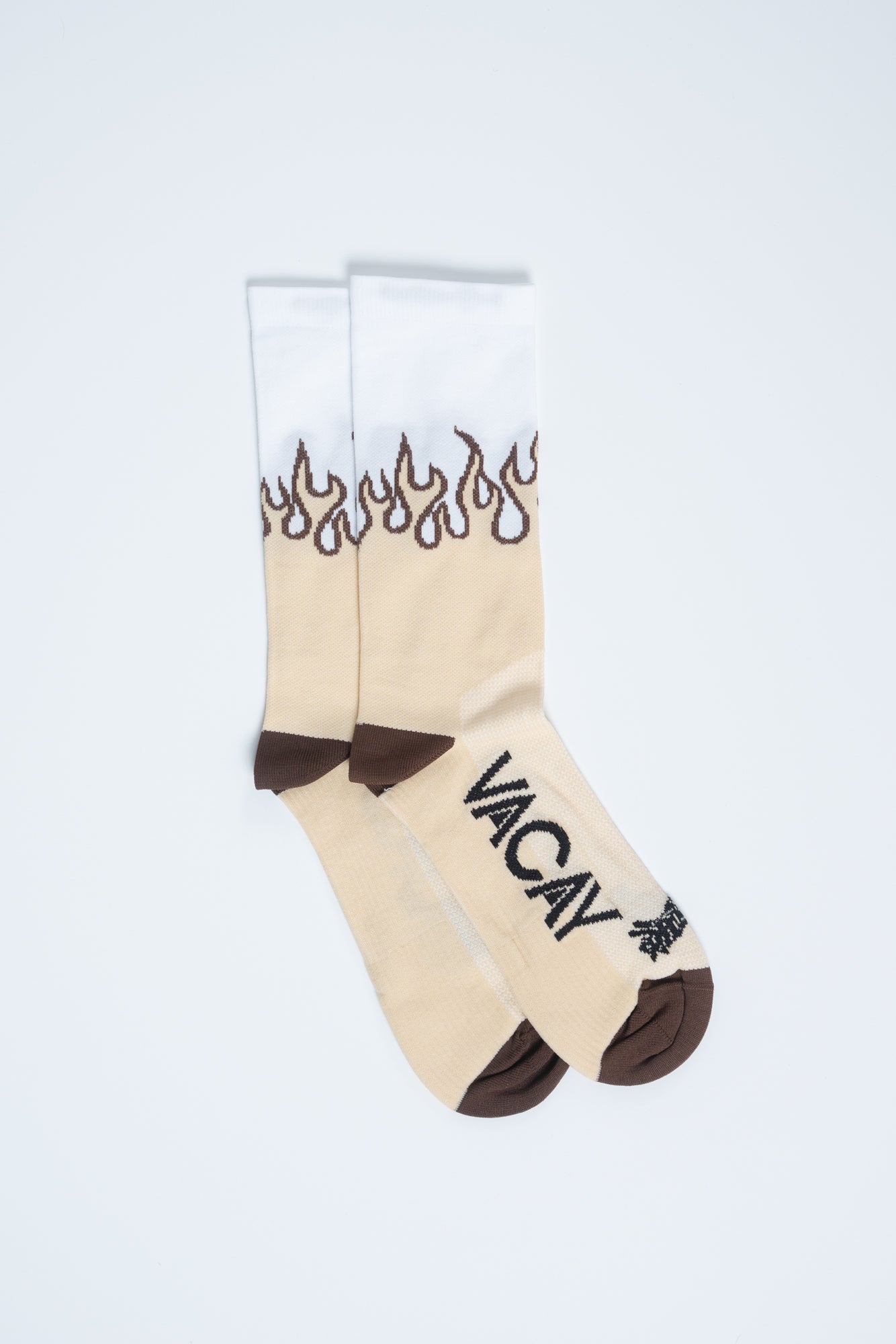 Flame Socks Tan